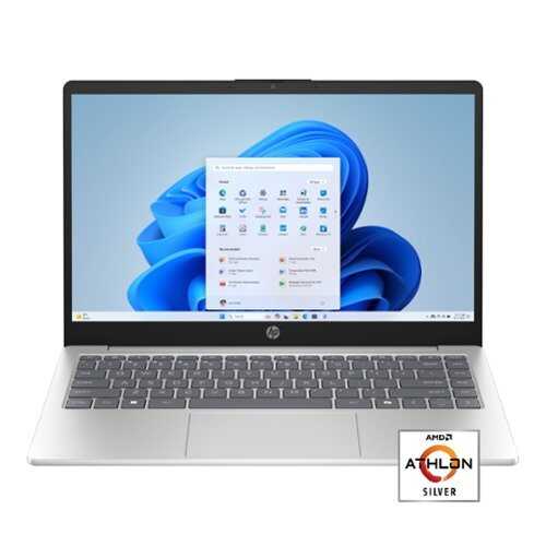 Rent to own HP - 14" Laptop - AMD Athlon Silver 7120U (2022) - 4GB Memory - 256GB SSD - Natural Silver