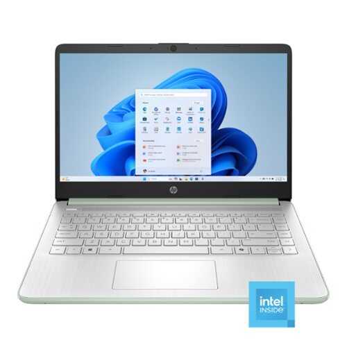 Rent to own HP - 14" Laptop - Intel N150 Processor (2025) - 4GB Memory - 128GB UFS - Willow Green