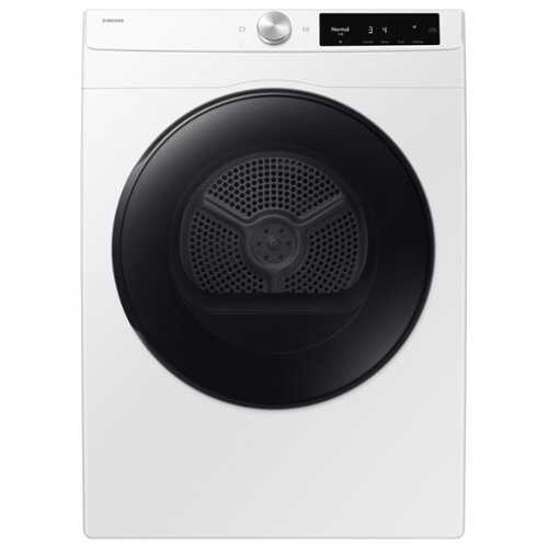 Rent to own Samsung - 4.0 cu. ft. Electric Dryer with AI Smart Dial and Wi-Fi Connectivity - White