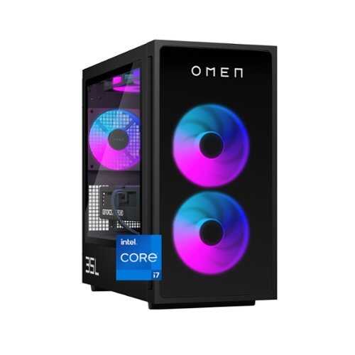 Rent to own HP OMEN - 35L Gaming Desktop - Intel Core i7-14700F - 16GB DDR5 Memory - NVIDIA GeForce RTX 5070 - 1TB SSD - Shadow Black
