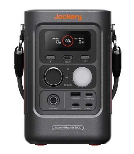 Rent to own Jackery - Explorer 300D (288Wh) Compact Portable Power Station for Everyday Devices and Outdoor Adventures (288 Wh Capacity) - Black