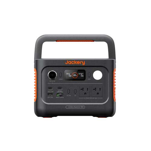 Rent to own Jackery - Explorer 300 v2 (288Wh) Portable Power Station for Outdoor Camping, Hiking, RV, and Road Trips (288 Wh Capacity) - Black