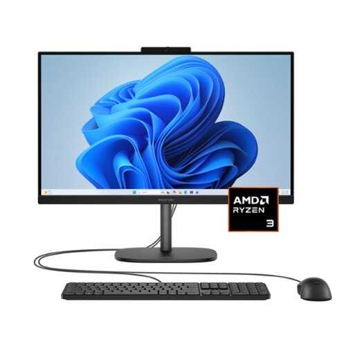 Rent to own HP - OmniStudio 23.8" Full HD All-in-On - AMD Ryzen 3 - 8GB Memory - 512GB SSD - Jet Black