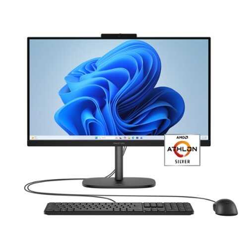 Rent to own HP - OmniStudio 23.8" Full HD All-in-One - AMD Athlon Silver 10 - 8GB Memory - 256GB SSD - Jet Black