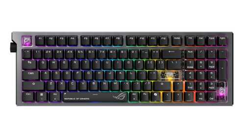 Rent to own ASUS - ROG Strix Morph 96% Wireless Mechanical RGB Gaming Keyboard with Hot-Swappable ROG NX Snow Switches - Black