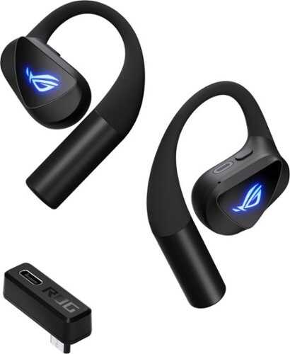 Rent to own ASUS - ROG Cetra Open Wireless SpeedNova Open-Ear Gaming Earbuds for PC, iOS, Android, Switch - Black