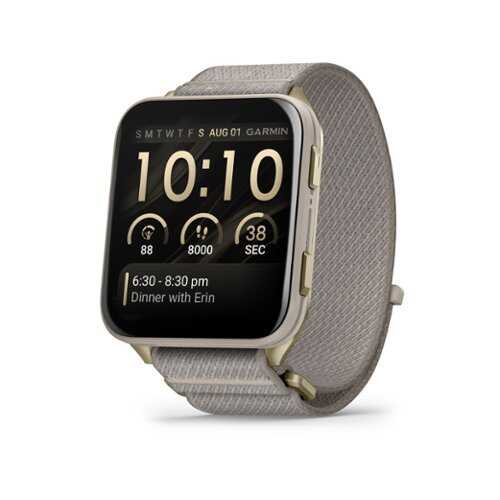 Rent to own Garmin - Venu X1 GPS Smartwatch 51 mm Fiber-reinforced polymer - Soft Gold Titanium - (2026)