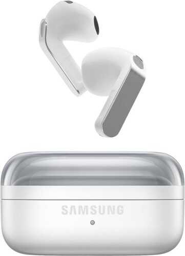 Rent to own Samsung - Galaxy Buds4 Wireless Earbud Headphones - White