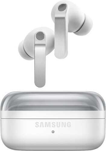 Rent to own Samsung - Galaxy Buds4 Pro Wireless Earbud Headphones - White