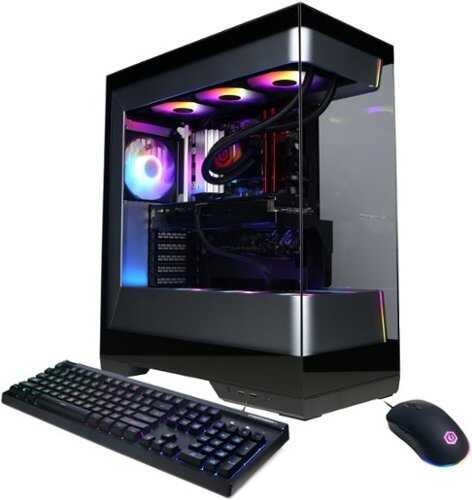 Rent to own CyberPowerPC - Gaming Desktop - AMD Ryzen 7 9800X3D - NVIDIA GeForce RTX 5070 12GB - 32GB DDR5 - 2TB PCIe 4.0 SSD - Black