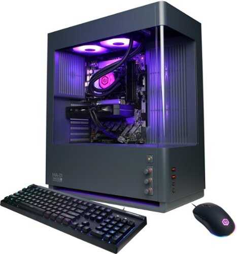 Rent to own CyberPowerPC - Gaming Desktop - Intel Core Ultra 7 265F - NVIDIA GeForce RTX 5060 Ti 8GB - 16GB DDR5 - 1TB PCIe 4.0 SSD - Gray