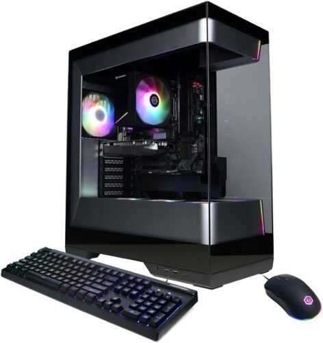 Rent to own CyberPowerPC - Gaming Desktop - AMD Ryzen 5 8400F - NVIDIA GeForce RTX 3050 6GB - 16GB DDR5 - 1TB PCIe 4.0 SSD - Black