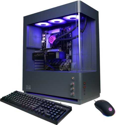 Rent to own CyberPowerPC - Gaming Desktop - Intel Core Ultra 7 270K Plus - NVIDIA GeForce RTX 5070 12GB - 32GB DDR5 - 2TB PCIe 4.0 SSD - Gray