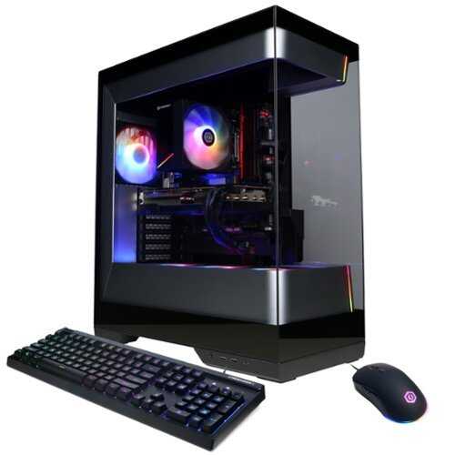 Rent to own CyberPowerPC - Gaming Desktop - AMD Ryzen 7 8700F - AMD Radeon RX 7700 16GB - 16GB DDR5 - 1TB PCIe 4.0 SSD - Black