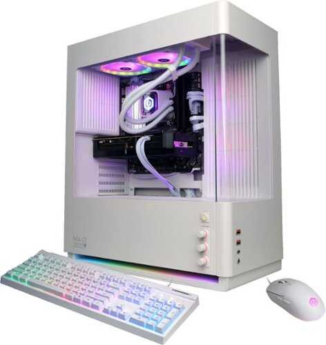 Rent to own CyberPowerPC - Gaming Desktop - AMD Ryzen 7 9700F - NVIDIA GeForce RTX 5070 12GB - 32GB DDR5 - 1TB PCIe 4.0 SSD - White