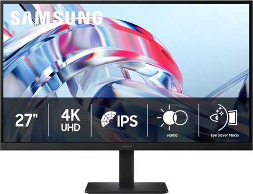 Rent to own Samsung - 27" (S70H) IPS LED 4K UHD HDR10 High Resolution Monitor (HDMI, DP) - Black