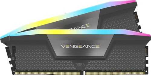 Rent to own CORSAIR - VENGEANCE RGB DDR5 16GB (2 x 8GB) DDR5 5200MHz CL40-40-40-77 1.25V Intel XMP & AMD EXPO - Gray
