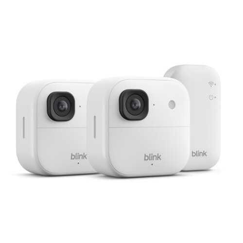 Rent to own Blink - Outdoor 2K+ Wireless Smart Security Camera, 2K video, Two-way audio w/ noise cancellation, Smart detection - 2CAM - White