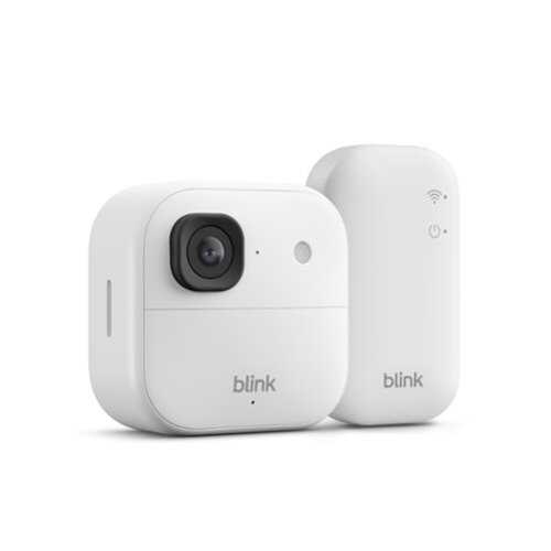 Rent to own Blink - Outdoor 2K+ Wireless Smart Security Camera, 2K video, Two-way audio w/ noise cancellation, Smart detection - 1CAM - White