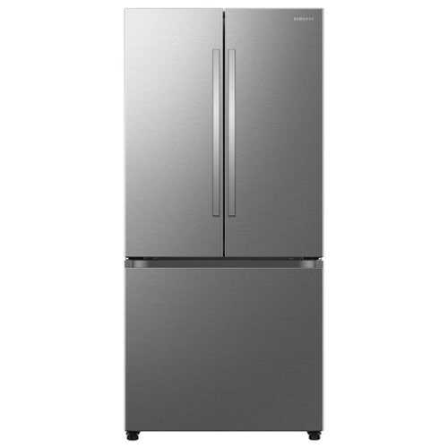 Rent to own Samsung - Bespoke AI 25 cu. ft. 3-Door French Door Refrigerator with Auto Ice Maker & All-Around Cooling - Stainless Steel