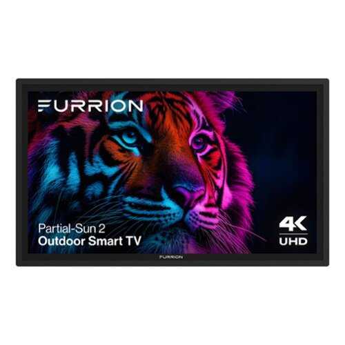 Rent to own Furrion - Aurora 43" Partial-Sun 2 Outdoor Smart 4K LED Impact-Resistant Screen WiFi-Boosting Antennas 750 Nit