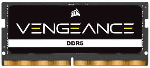 Rent to own CORSAIR - VENGEANCE SODIMM Memory 8GB (1x8GB) DDR5 4800MHz C40 1.1V - Black