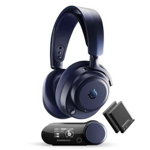 Rent to own SteelSeries - Arctis Nova Pro Omni 2.4 GHz Wireless Over-The-Ear Gaming Headset for PC, PS5/PS4, Xbox One, Xbox X/S, Switch/Switch 2 - Blue