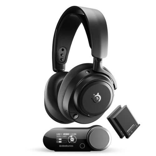 Rent to own SteelSeries - Arctis Nova Pro Omni 2.4 GHz Wireless Over-The-Ear Gaming Headset for PS5/PS4, Xbox One, Xbox X/S, Switch/Switch 2, PC - Black