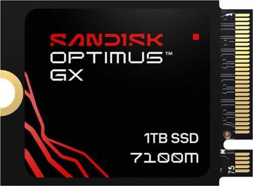 Rent to own SANDISK - 1TB Optimus GX 7100M PCIe 4.0 x4 M.2 2230 NVMe SSD