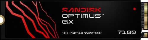 Rent to own SANDISK - 1TB Optimus GX 7100 PCIe 4.0 x4 M.2 2280 NVMe SSD