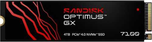 Rent to own SANDISK - 4TB Optimus GX 7100 PCIe 4.0 x4 M.2 2280 NVMe SSD