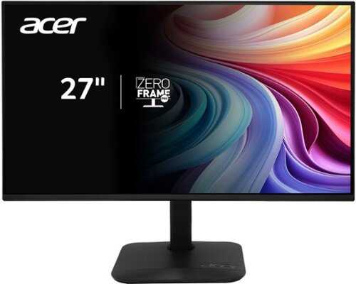 Rent to own Acer - KA272 P6bi 27” IPS LED Full HD AMD FreeSync Monitor - Up to 144Hz, 1ms (HDMI, VGA) - Black