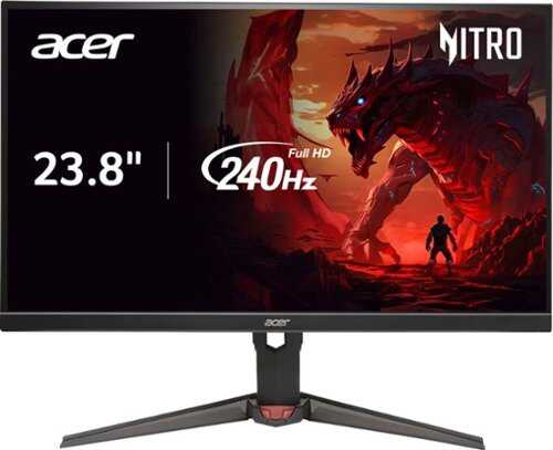 Rent to own Acer - Nitro XV240Y W3biipr 23.8" IPS LED  AMD FreeSync Premium Gaming Monitor - 240Hz Up to 0.5ms (DisplayPort, 2 x HDMI) - Black