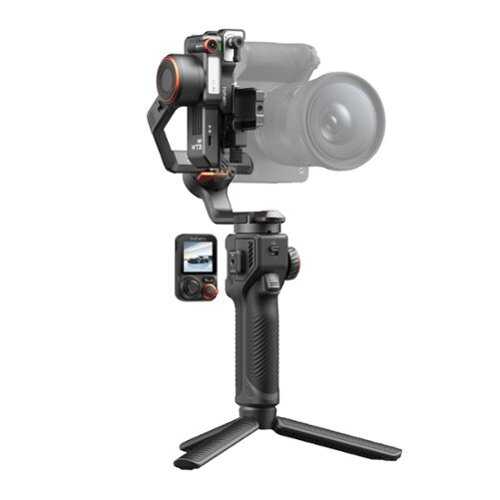 Rent to own Hohem - iSteady MT3 Pro 3-Axis Gimbal Stabilizer for Camera w/ AI Tracking, Detachable Touchscreen Remote & 5 .51 lbs Payload - Black