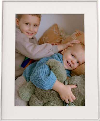 Rent to own Aura Home - Aura Walden 15" Digital Wifi Frame-Clay with Paper Mat - Clay (Light)