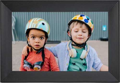 Rent to own Aura Home - Aura Carver 10.1" Digital Wifi Photo Frame-Gravel - Gravel (Dark)