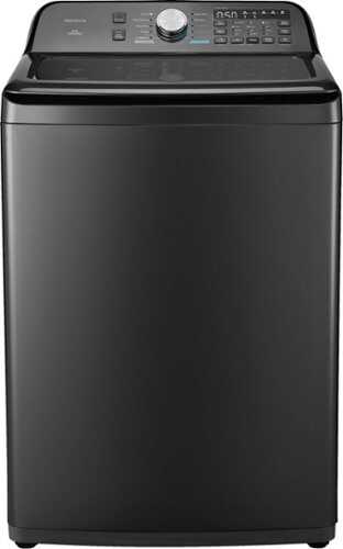 Rent to own Insignia™ - 4.1 Cu. Ft. Top-Load Washer with ColdMotion Technology - Metallic Gray