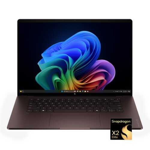 Rent to own HP - OmniBook X 16" 2K OLED Touchscreen Laptop - Snapdragon X2 Elite - 24GB Memory - 512GB SSD - Copilot+ PC - Deep Espresso