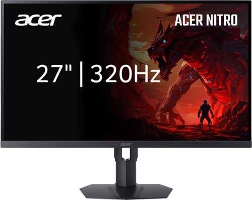 Rent to own Acer - Nitro XV275U F5biipprx 27" IPS MiniLED WQHD AMD FreeSync Premium Gaming Monitor– Native 320Hz,1ms(DisplayPort, 2 x HDMI) - Black