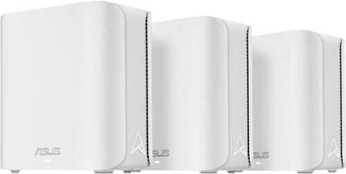 Rent to own ASUS - ZenWiFi BE5000 PRO Dual-Band Mesh Wi-Fi 7 System (3-pack) - White