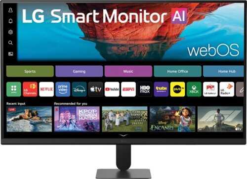 Rent to own LG - 32" 4K UHD 60Hz 5ms Smart Monitor with HDR10, Built-in Speakers (HDMI, USB-A) - Black
