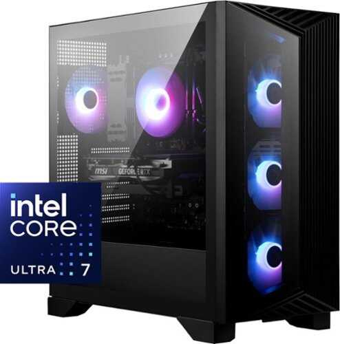 Rent to own MSI - Aegis R2 AI Gaming Desktop - Intel Ultra 7 265 - 32GB Memory - NVIDIA GeForce RTX 5060Ti - 2TB SSD - Black