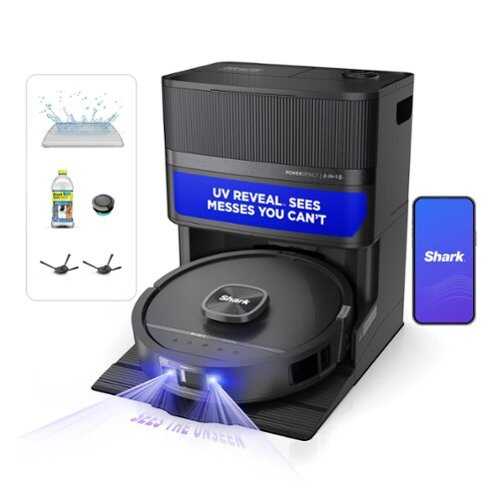 Rent to own Shark - PowerDetect UV Reveal 2-In-1 Vac & Mop - Black