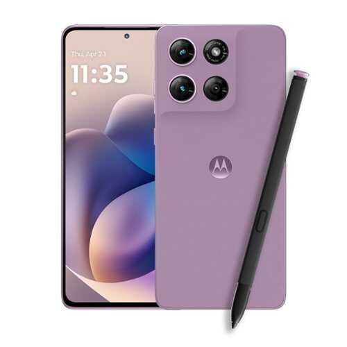 Rent to own Motorola - moto g stylus 2026 128GB (Unlocked) - PANTONE Lavender Mist