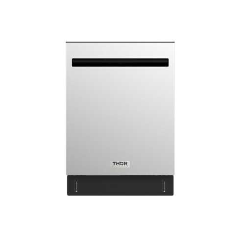 Rent to own Thor Kitchen - 24" Top Control Built-In Dishwasher Stainless Steel Tub with Pocket Handle, 51 dBA - Stainless Steel