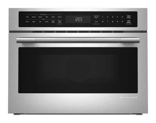 Rent to own KitchenAid - 1.8 Cu. Ft. More-In-One Convection Built-In Microwave Speed Oven with Air Fry Mode - Stainless Steel