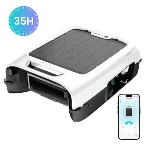 Rent to own Aiper - Scuba Eco Sufer M2 pool skimmer,solar power energy - White