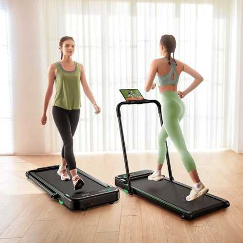 Rent to own Urevo - Strol 2E 2-in-1 Treadmill - Black