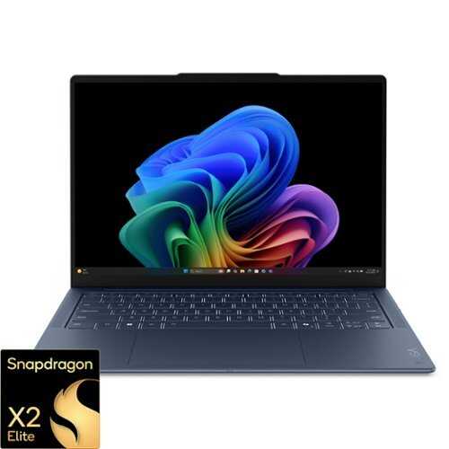 Rent to own Lenovo - Yoga Slim 7x- Copilot+ PC - 14" 2K OLED Touchscreen Laptop - Snapdragon X2 Elite X2E-80-100 2026 - 16GB Memory- 1TB SSD - Cosmic Blue