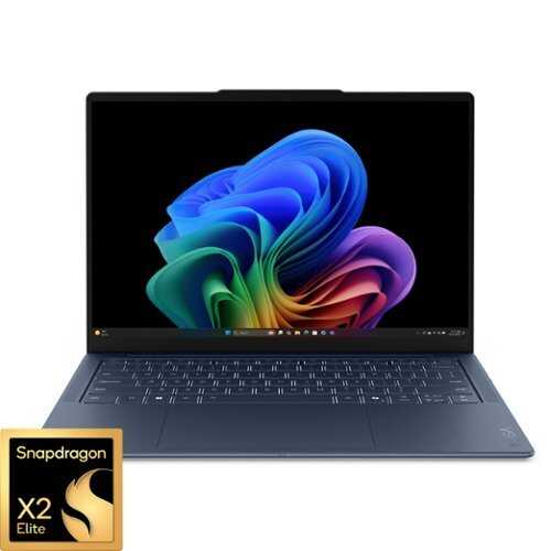 Rent to own Lenovo - Yoga Slim 7x- Copilot+ PC - 14" 2K OLED Touch-Screen Laptop - Snapdragon X2 Elite X2E-88-100 2026 - 32GB Memory- 1TB SSD - Cosmic Blue